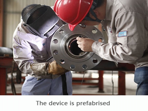 The device is prefabrised